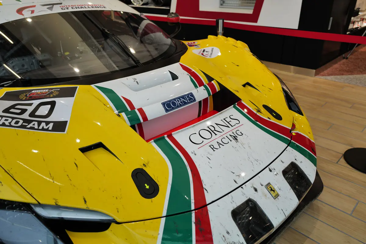 フェラーリ296 GT3 EVO LM Corsa 60号車のフロント