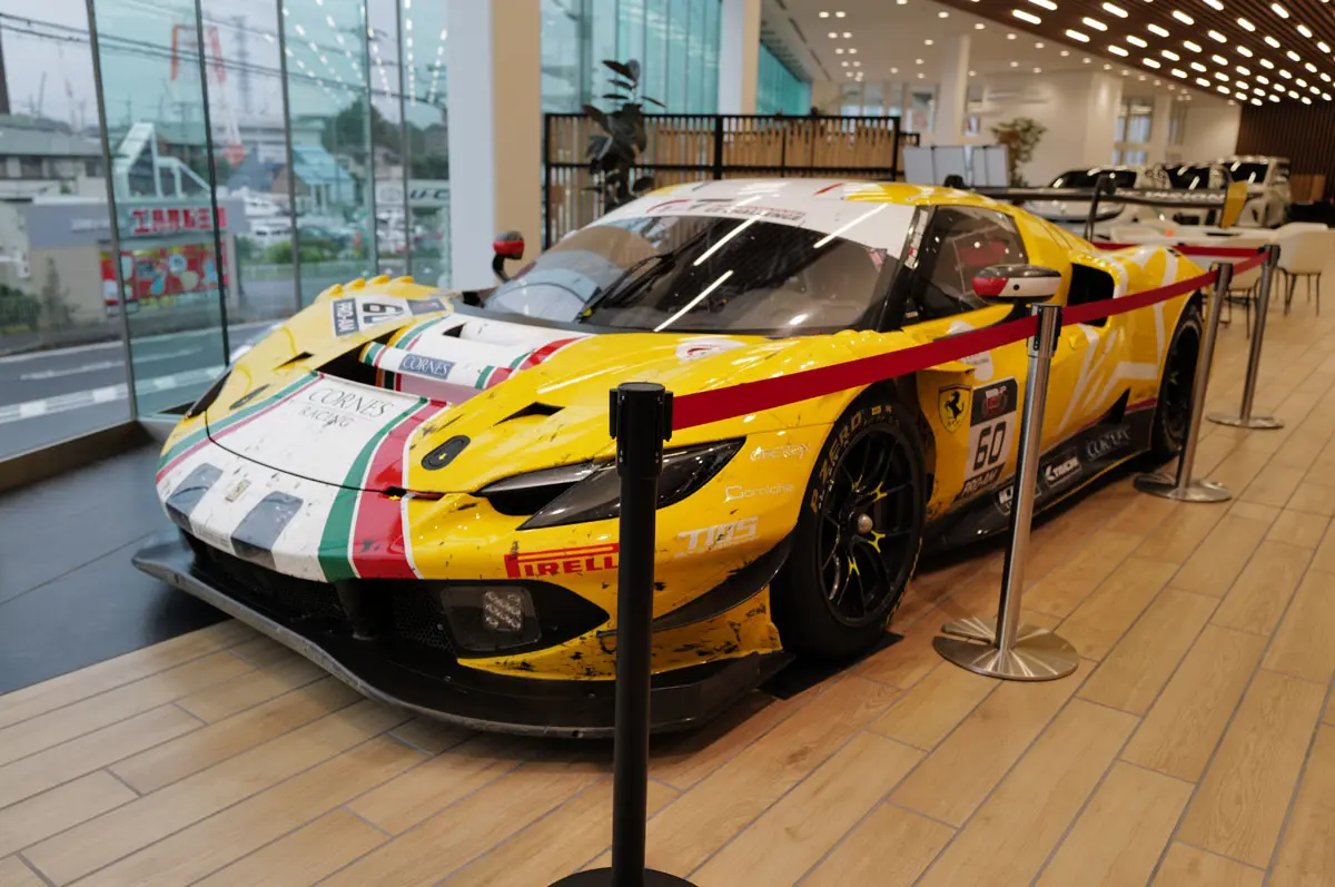 フェラーリ296 GT3 EVO LM Corsa 60号車のフロント