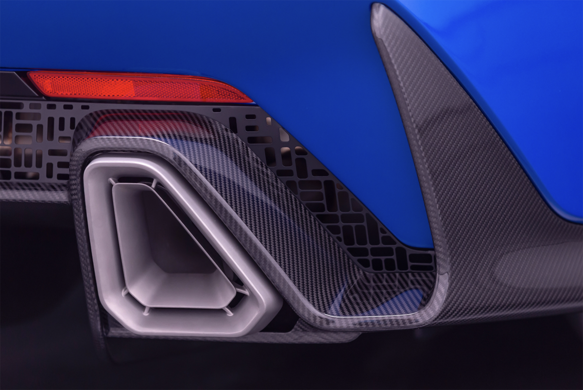 ピニンファリーナとJASによるNSXのレストモッド、「NSX Tensei」のエクステリア〜テールパイプ