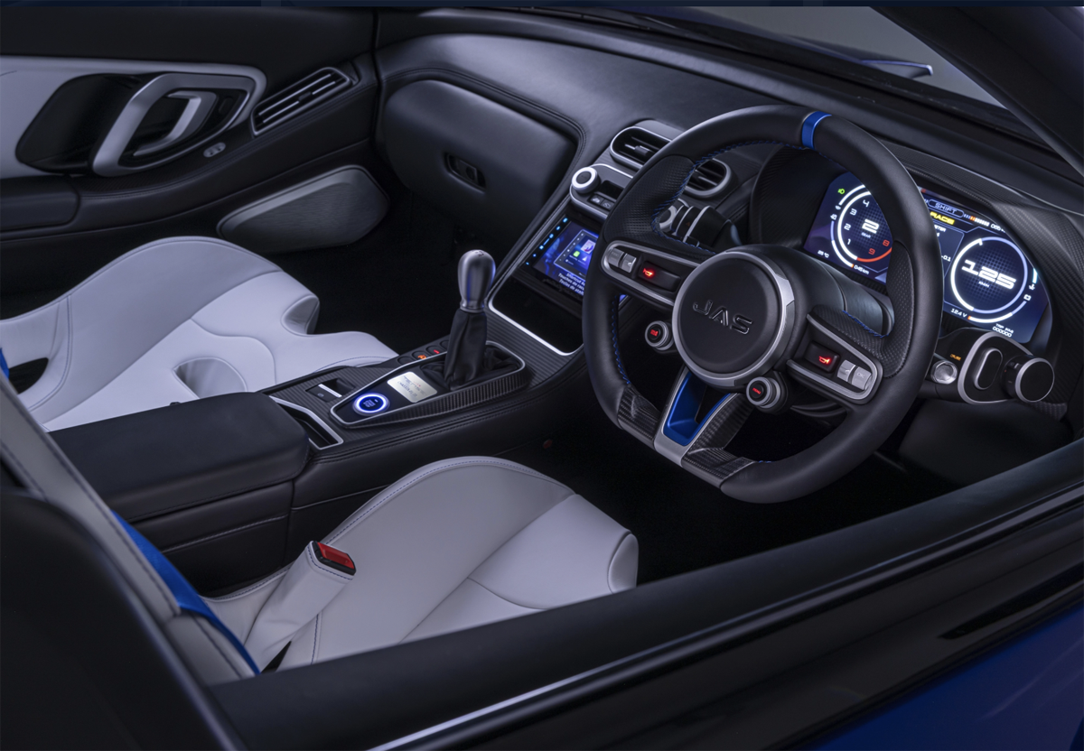 ピニンファリーナとJASによるNSXのレストモッド、「NSX Tensei」のインテリア