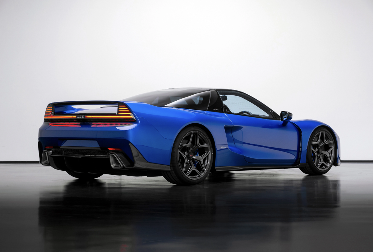 ピニンファリーナとJASによるNSXのレストモッド、「NSX Tensei」のエクステリア〜リア