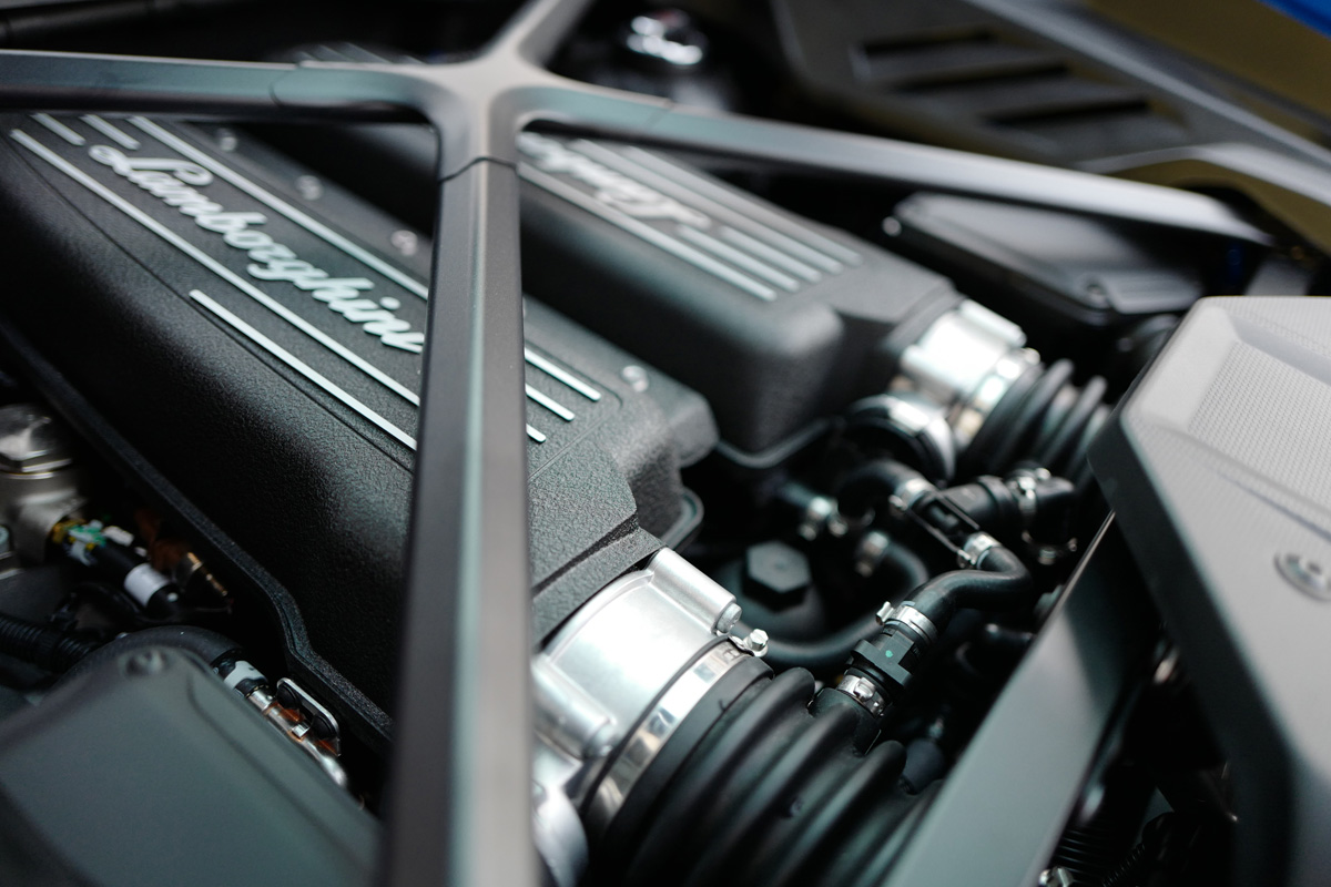 ランボルギーニ ウラカンEVOに積まれるV10エンジン
