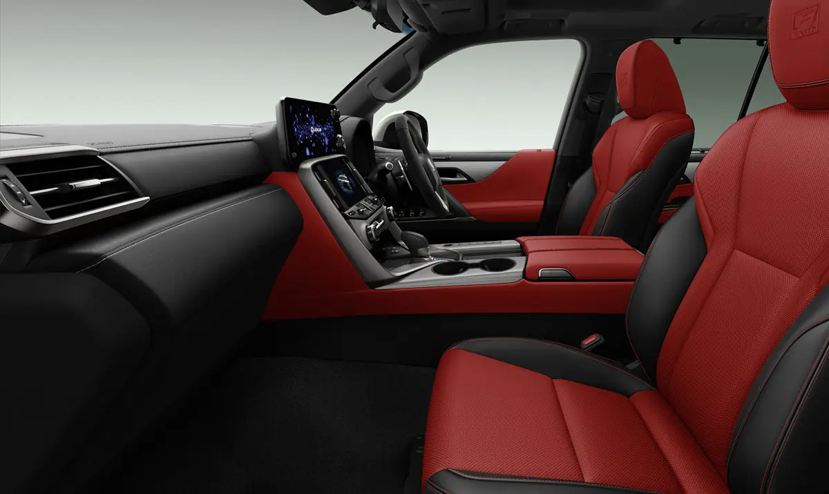 新型レクサスLX「F SPORT」のインテリア