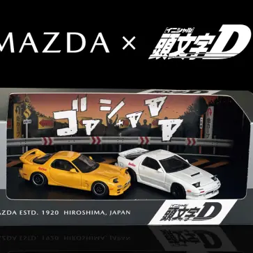 マツダと頭文字Dとの初コラボによるRX-7（FC/ FD）のミニカーセット