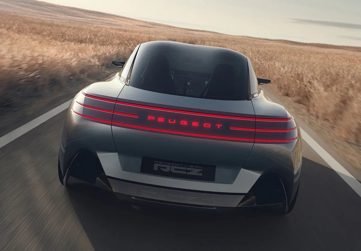 プジョー RCZ ヴィジョン コンセプトのエクステリア〜リア
