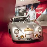 ポルシェミュージアムに保管される356SL（フロント）