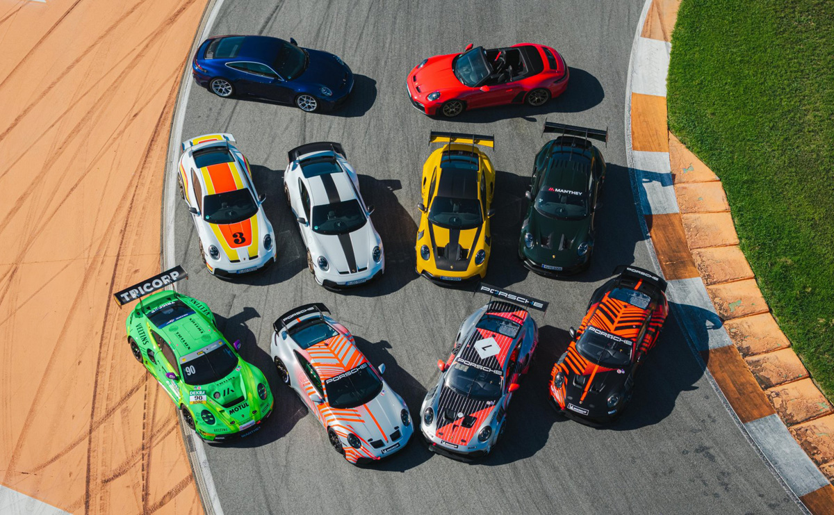 ポルシェとマンタイ・レーシングとのコラボレーション車両