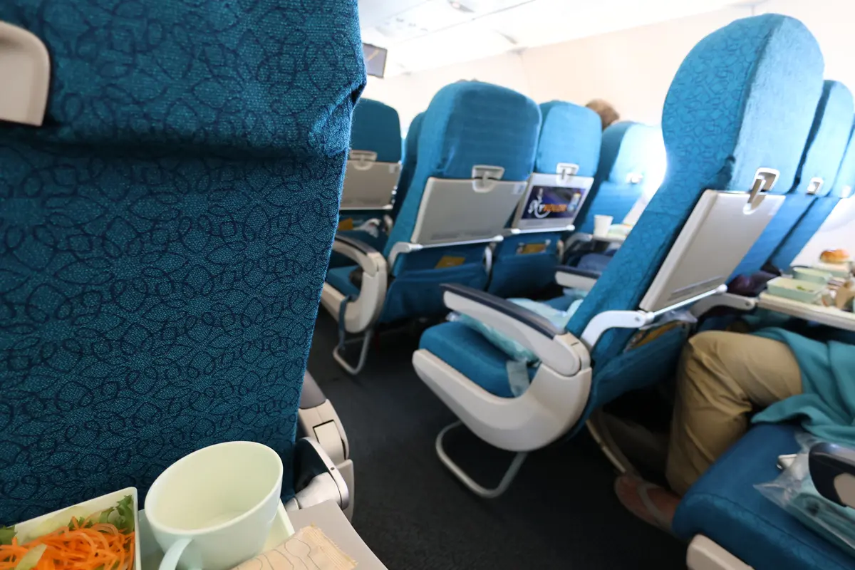 ベトナム航空の機内