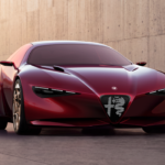 アルファロメオのコンセプトカー、「クオレロッソ」のエクステリア〜フロント