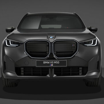 BMW X3 「ブラックパッケージ」のエクステリア(フロント)