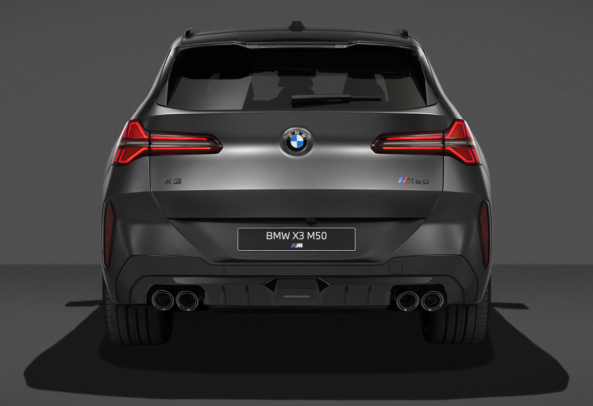 BMW X3 「ブラックパッケージ」のエクステリア(リア)